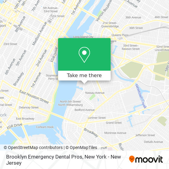 Mapa de Brooklyn Emergency Dental Pros