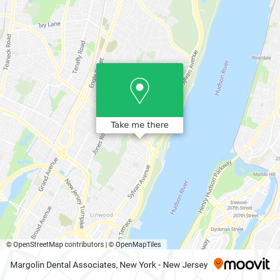 Mapa de Margolin Dental Associates