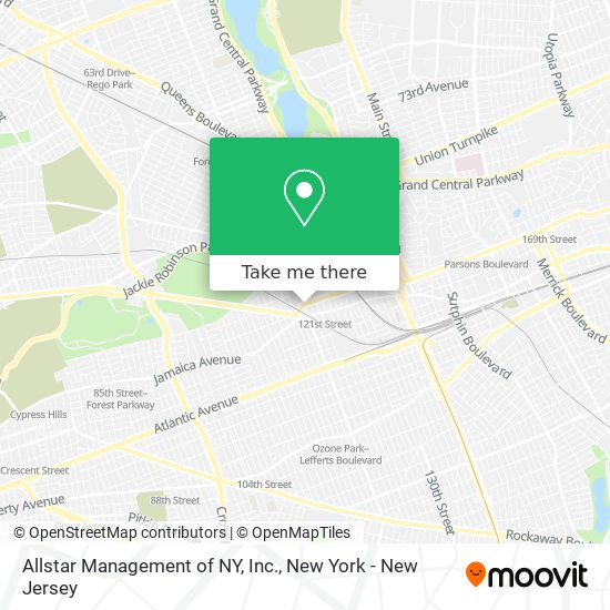 Allstar Management of NY, Inc. map