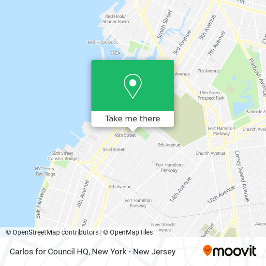 Carlos for Council HQ map