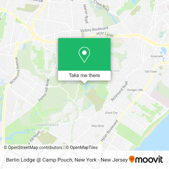 Mapa de Berlin Lodge @ Camp Pouch