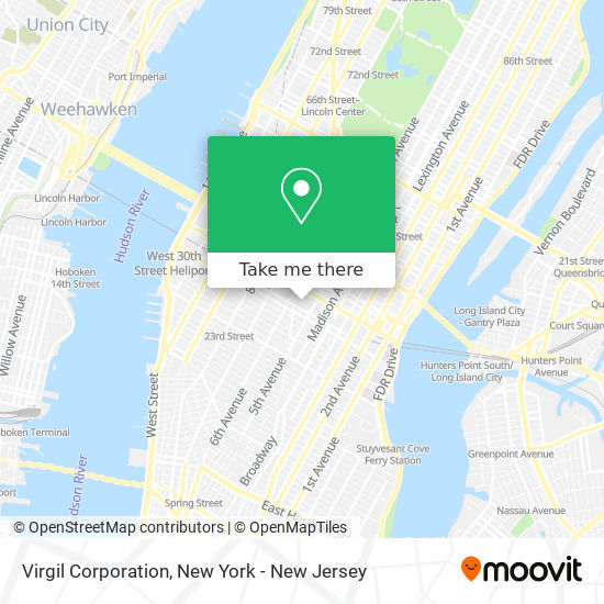 Mapa de Virgil Corporation