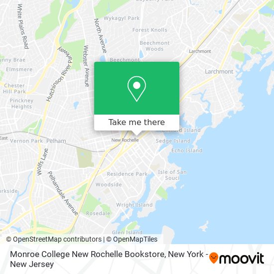 Mapa de Monroe College New Rochelle Bookstore