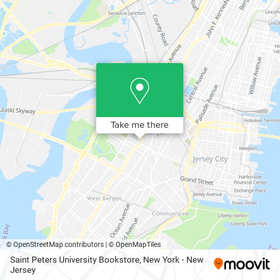 Mapa de Saint Peters University Bookstore