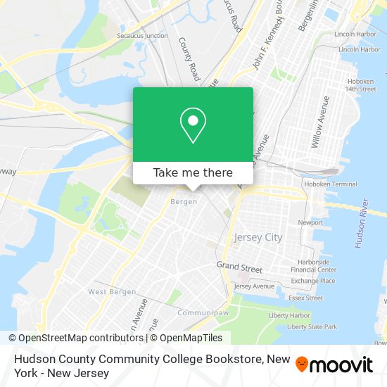 Mapa de Hudson County Community College Bookstore