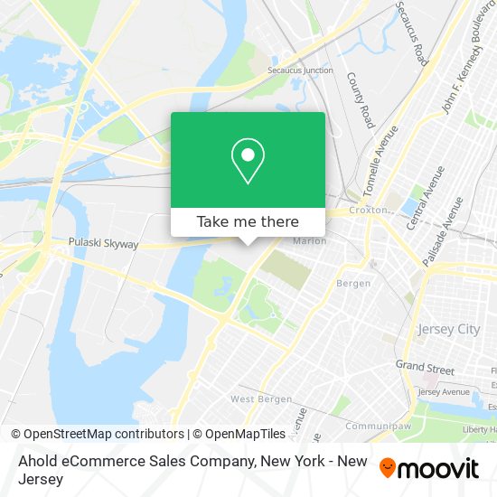 Ahold eCommerce Sales Company map