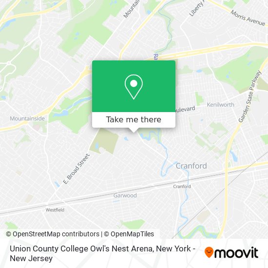 Union County College Owl's Nest Arena map