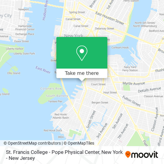 St. Francis College - Pope Physical Center map