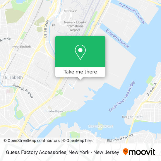 Guess Factory Accessories map
