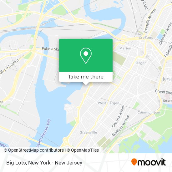 Big Lots map