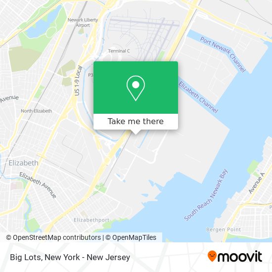 Big Lots map