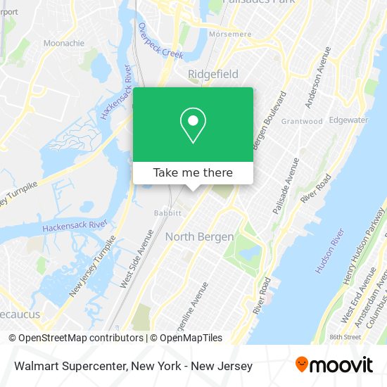 Walmart Supercenter map