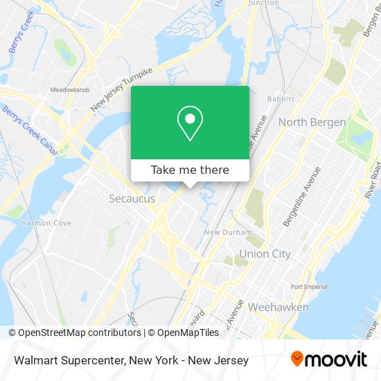 Mapa de Walmart Supercenter