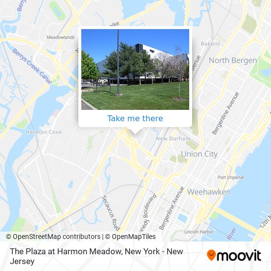 The Plaza at Harmon Meadow map