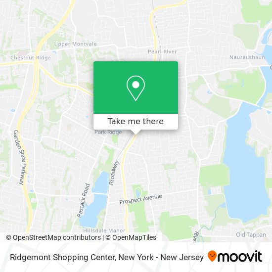 Ridgemont Shopping Center map