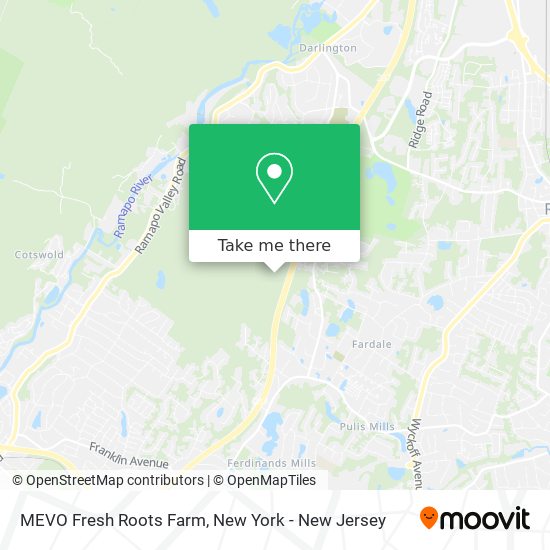 Mapa de MEVO Fresh Roots Farm