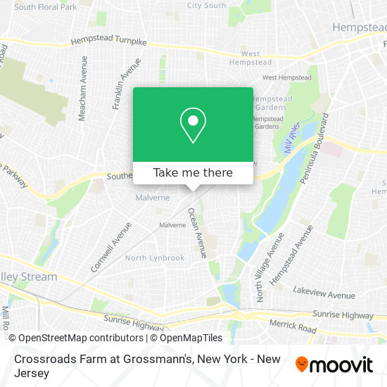 Crossroads Farm at Grossmann's map