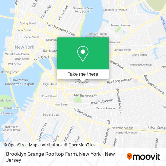 Mapa de Brooklyn Grange Rooftop Farm