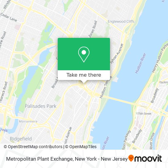 Metropolitan Plant Exchange map