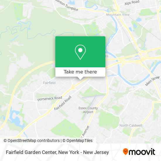 Fairfield Garden Center map