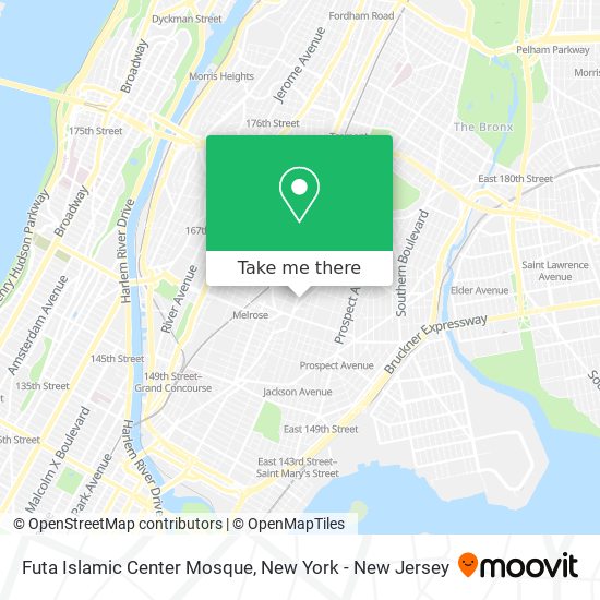 Futa Islamic Center Mosque map