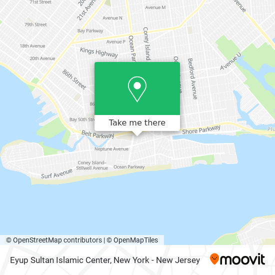 Eyup Sultan Islamic Center map