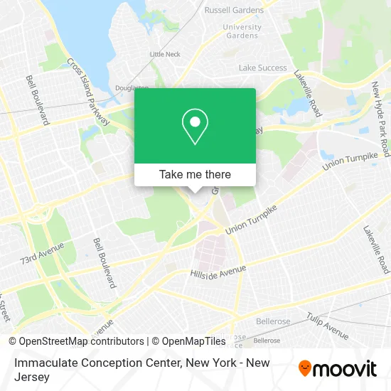 Immaculate Conception Center map