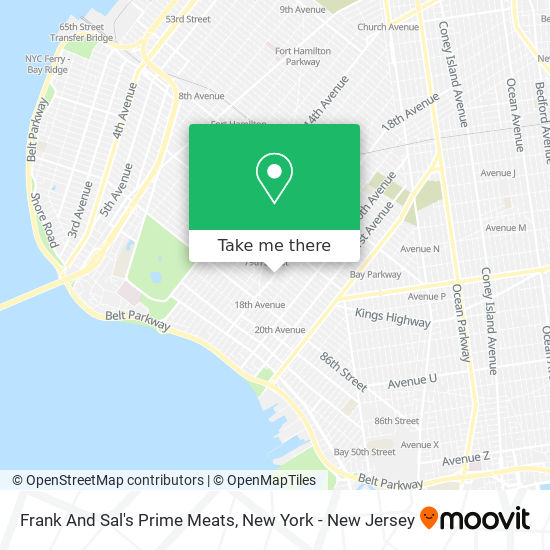 Frank And Sal's Prime Meats map