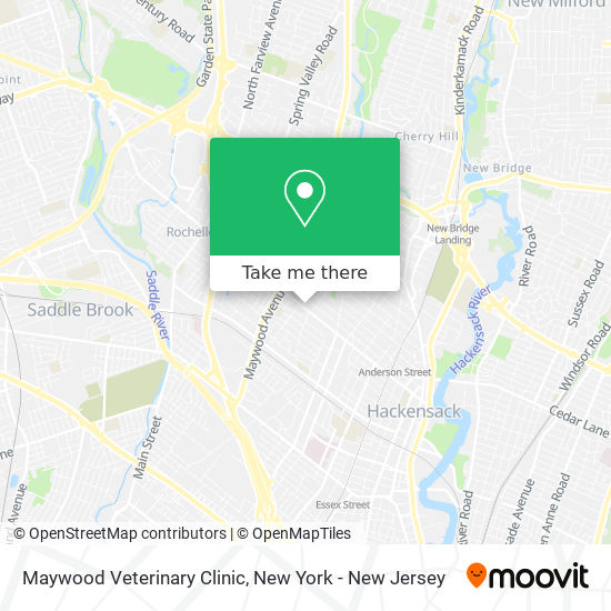 Maywood Veterinary Clinic map