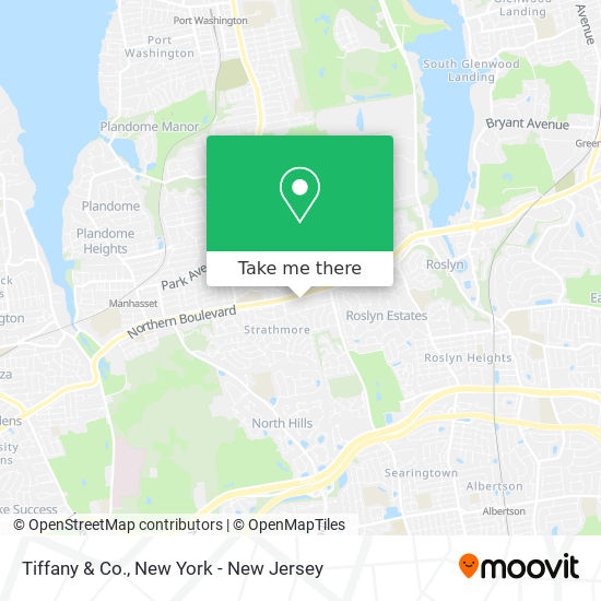 Tiffany & Co. map