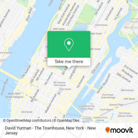 Mapa de David Yurman - The Townhouse