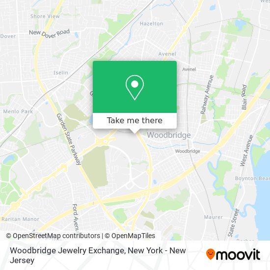 Mapa de Woodbridge Jewelry Exchange