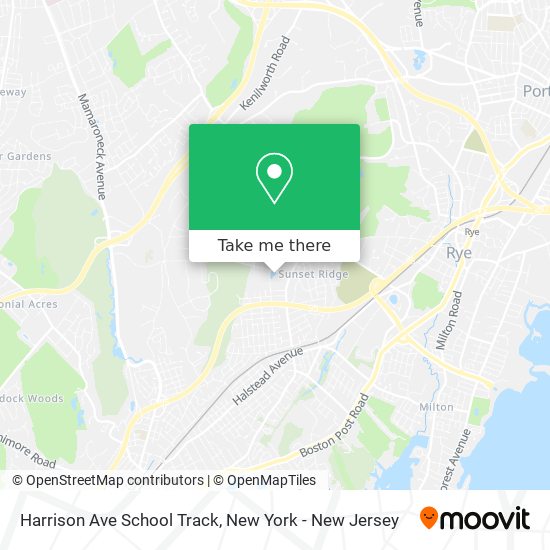 Mapa de Harrison Ave School Track