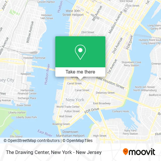 The Drawing Center map