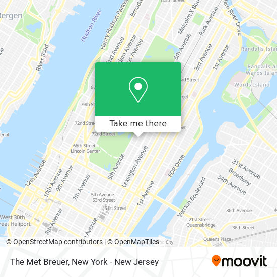 The Met Breuer map