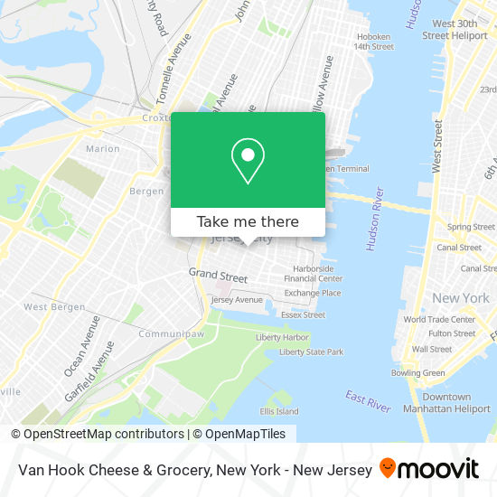 Van Hook Cheese & Grocery map