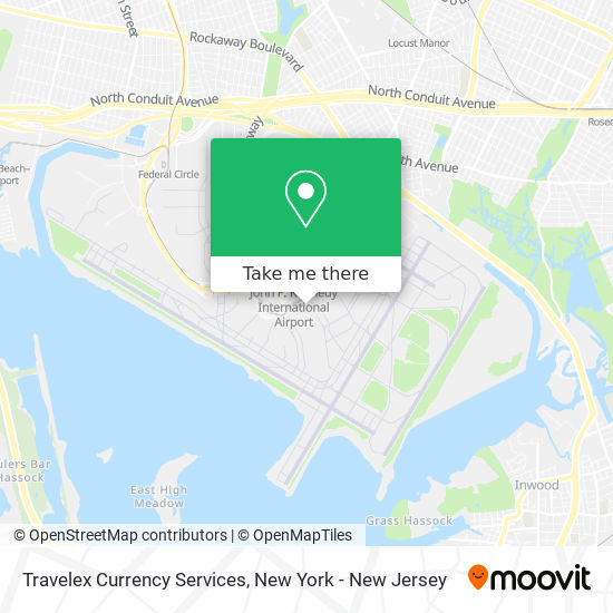 Travelex Currency Services map