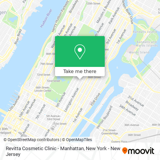 Revitta Cosmetic Clinic - Manhattan map