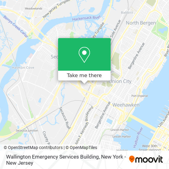 Mapa de Wallington Emergency Services Building