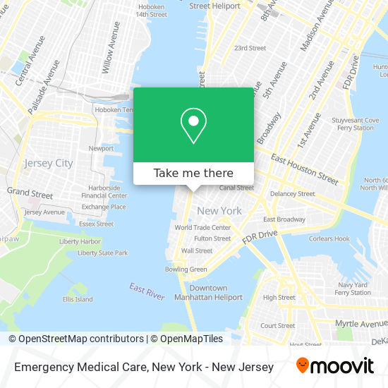 Emergency Medical Care map