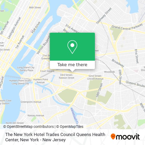 Mapa de The New York Hotel Trades Council Queens Health Center