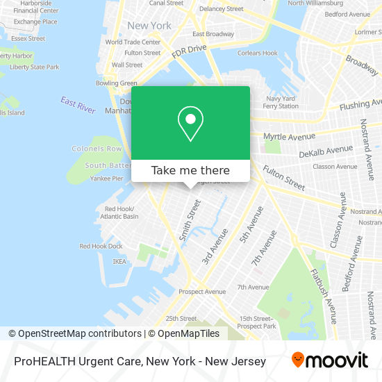 ProHEALTH Urgent Care map