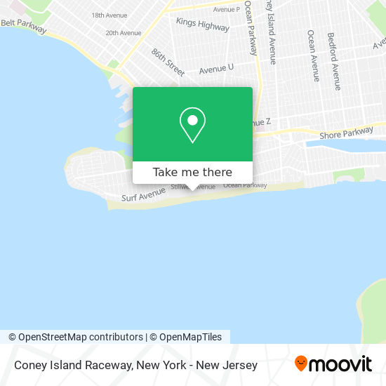 Coney Island Raceway map