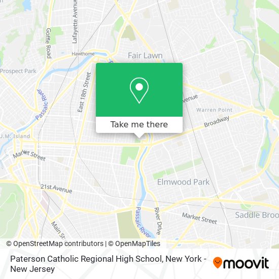 Mapa de Paterson Catholic Regional High School