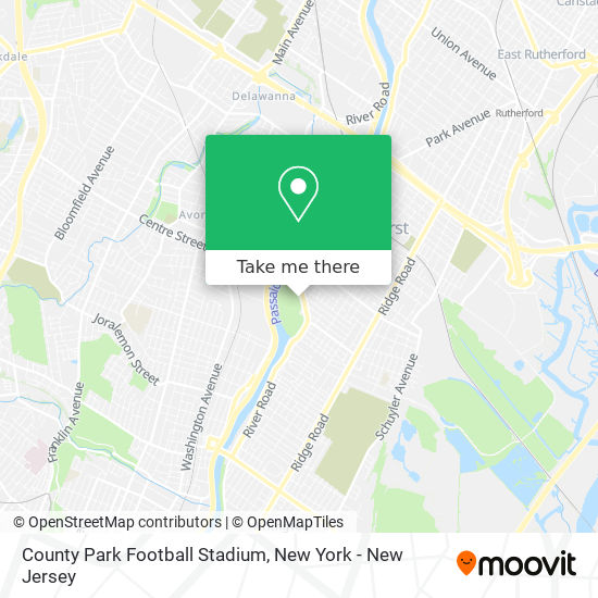 Mapa de County Park Football Stadium