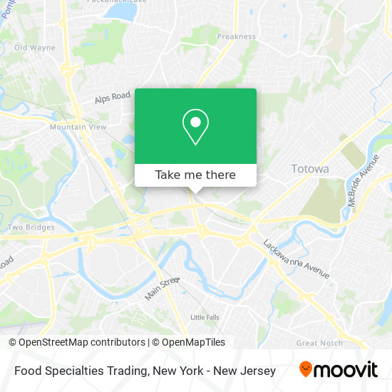 Mapa de Food Specialties Trading