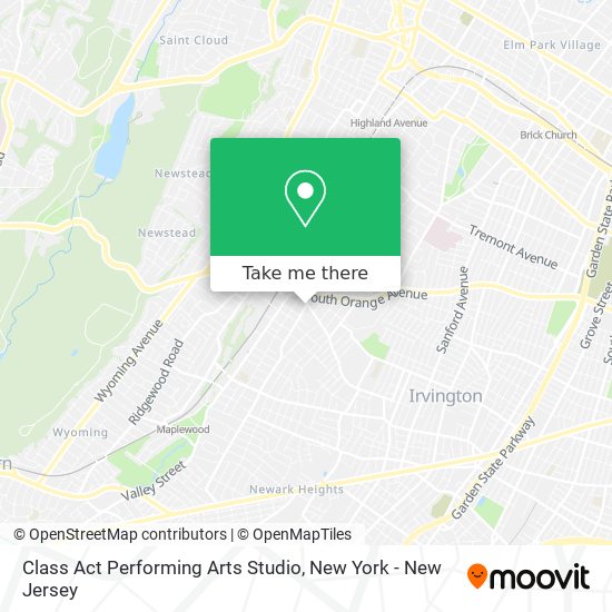 Class Act Performing Arts Studio map