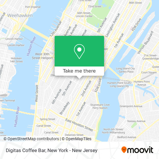 Mapa de Digitas Coffee Bar