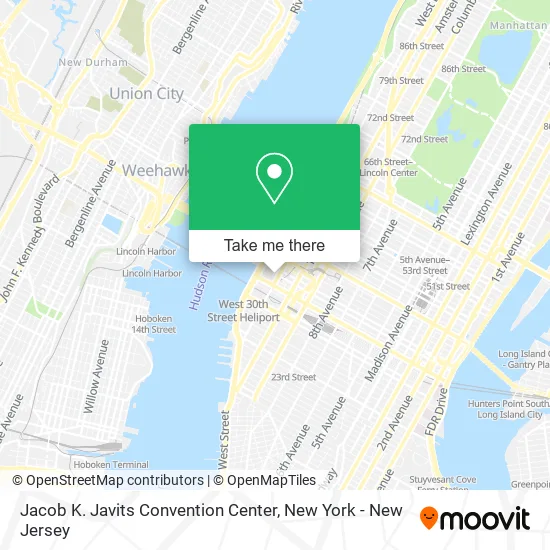 Jacob K. Javits Convention Center map
