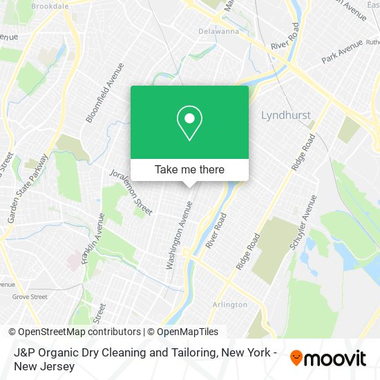 J&P Organic Dry Cleaning and Tailoring map